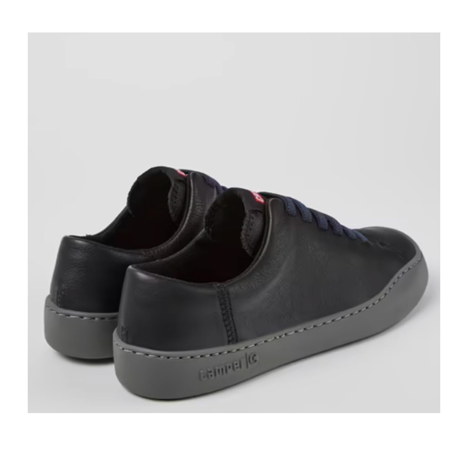 Camper Women's Peu Touring Black Leather Walking Shoes - Comfortable & Stylish for Travel, Hiking & Everyday Wear
