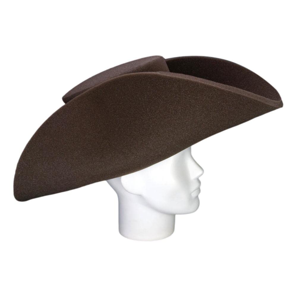 FOAM PARTY HATS: Giant Brown Cowboy Hat for Men - Handmade 40 Gallon Vintage Cowboy Hat - YMCA Party Hat for Western Theme Events, Costumes & Country Music Festivals