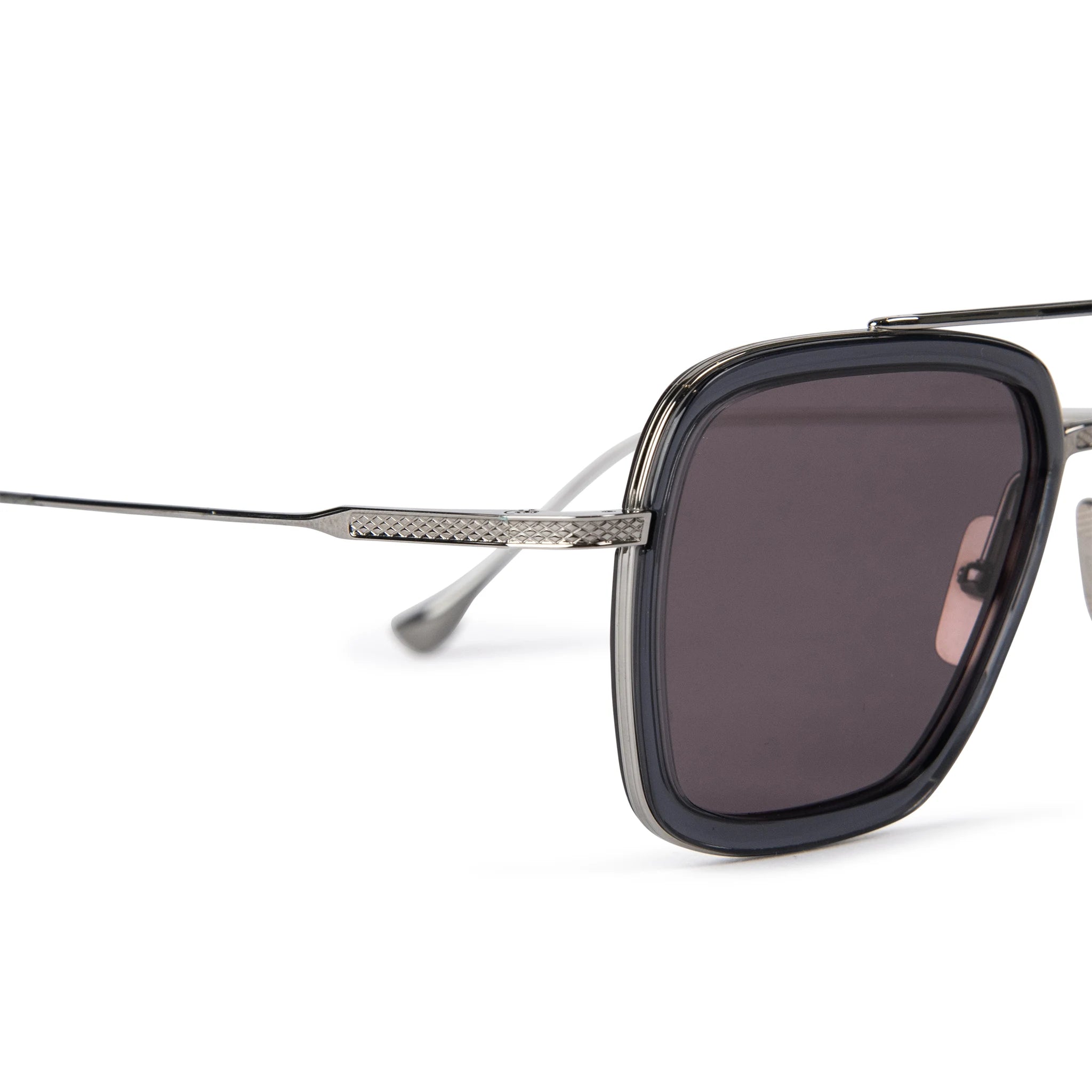 Dita Eyewear 7806 Flight 006 Grey Black Polarized Sunglasses for Men & Women - UV Protection, Luxury Aviator Style - Perfect for Driving, Travel & Outdoor Activities