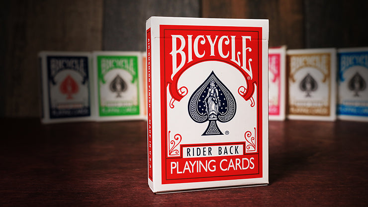 Premium Bicycle Standard Playing Cards - Red Deck for Poker, Magic Tricks & Card Games | Ideal for Casino Nights, Family Gatherings & Professional Performances