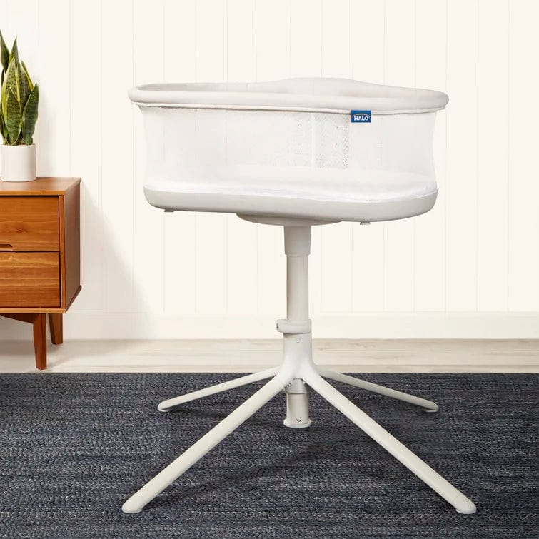 Halo Bassinest Swivel Sleeper 3.0 - Premium Baby Bassinet with 360° Rotation, Breathable Mesh & Nightlight - Perfect for Newborns & Nursery Bedside Sleeping