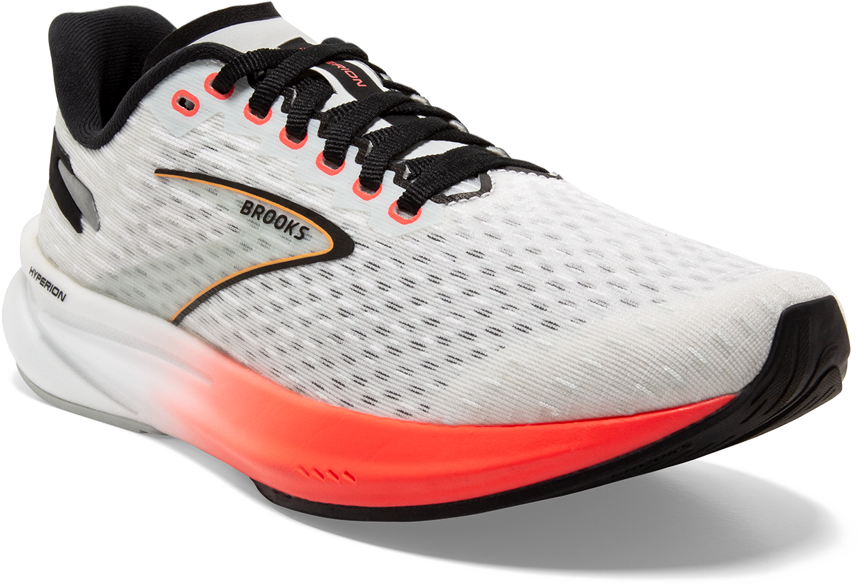 Men's Hyperion Running Shoes (497) - Blue/Fiery Coral/Orange - Lightweight & Breathable for Marathon Training & Outdoor Jogging
