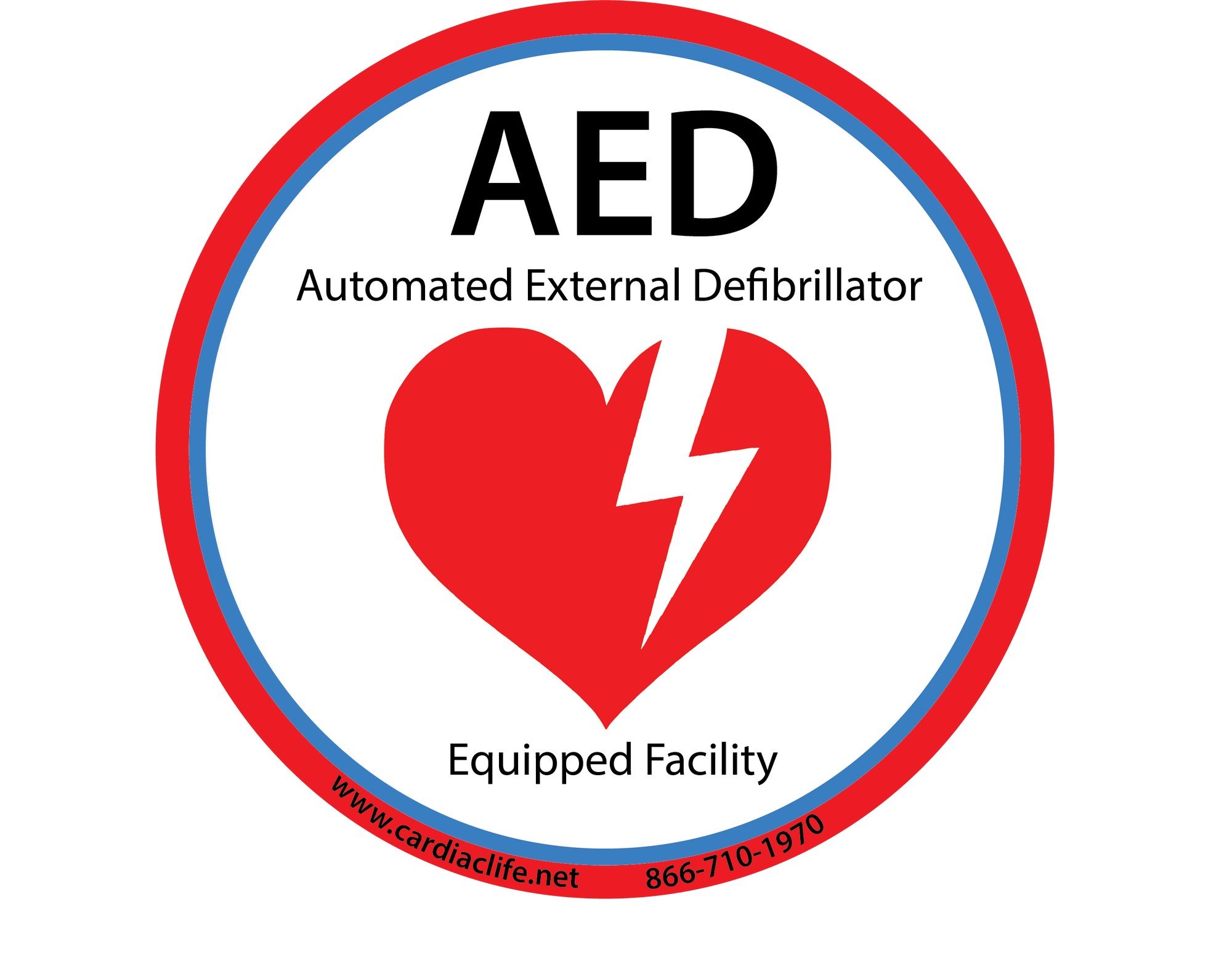 Wall-Mounted AED Defibrillator Storage Cabinet - Compatible with Cardiac Science, Zoll, Defibtech - Ideal for Offices, Schools, and Public Spaces