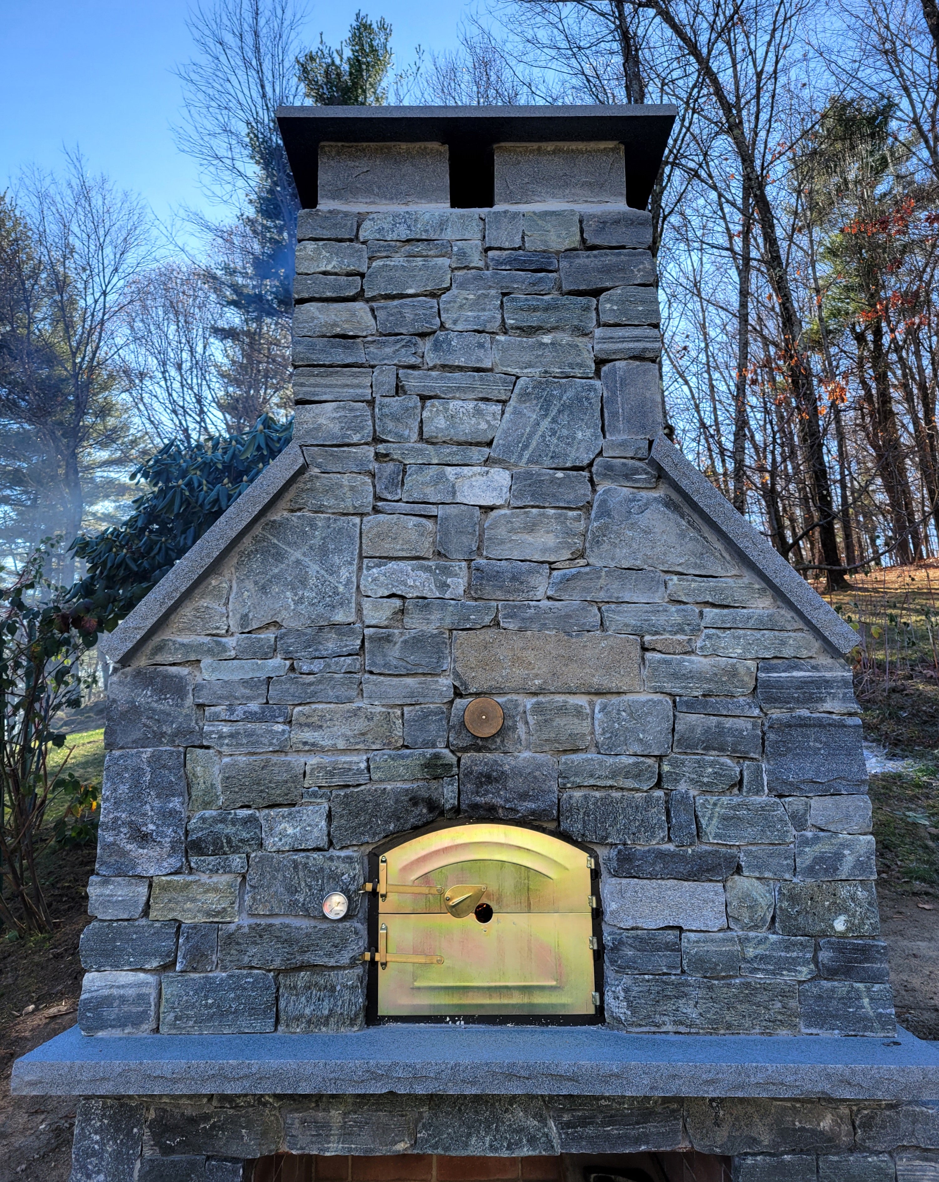 Premium Builders Custom Model Lisboa Wood Fired Pizza Oven - Outdoor Brick Oven for Authentic Italian Pizza, Bread & Baking - Perfect for Backyard, Patio & Outdoor Cooking