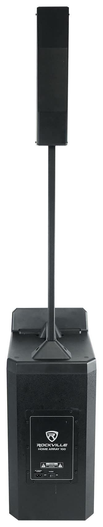 Rockville Home Array 100 1000W Powered Subwoofer & Speaker System with Bluetooth, USB/TF Playback, TWS Linking, 2 Mic Inputs - Ideal for Home Theater, Karaoke, Parties & Music Listening