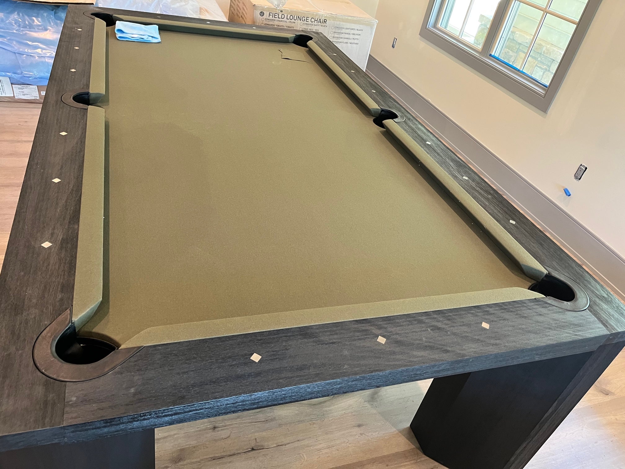 Brunswick Pursuit Pool Table - Professional 8-Foot Billiard Table for Home & Game Room | Perfect for Family Fun, Parties & Competitive Play