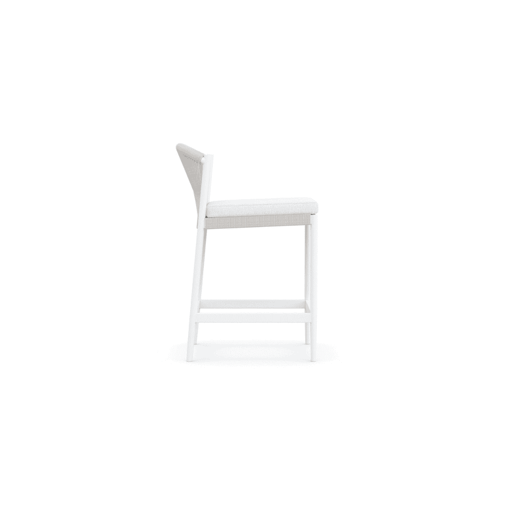 Catalina Outdoor Counter Stool - Weather-Resistant Bar Stool for Patio, Deck, or Poolside - Comfortable & Durable Backless Stool for Outdoor Dining & Entertaining