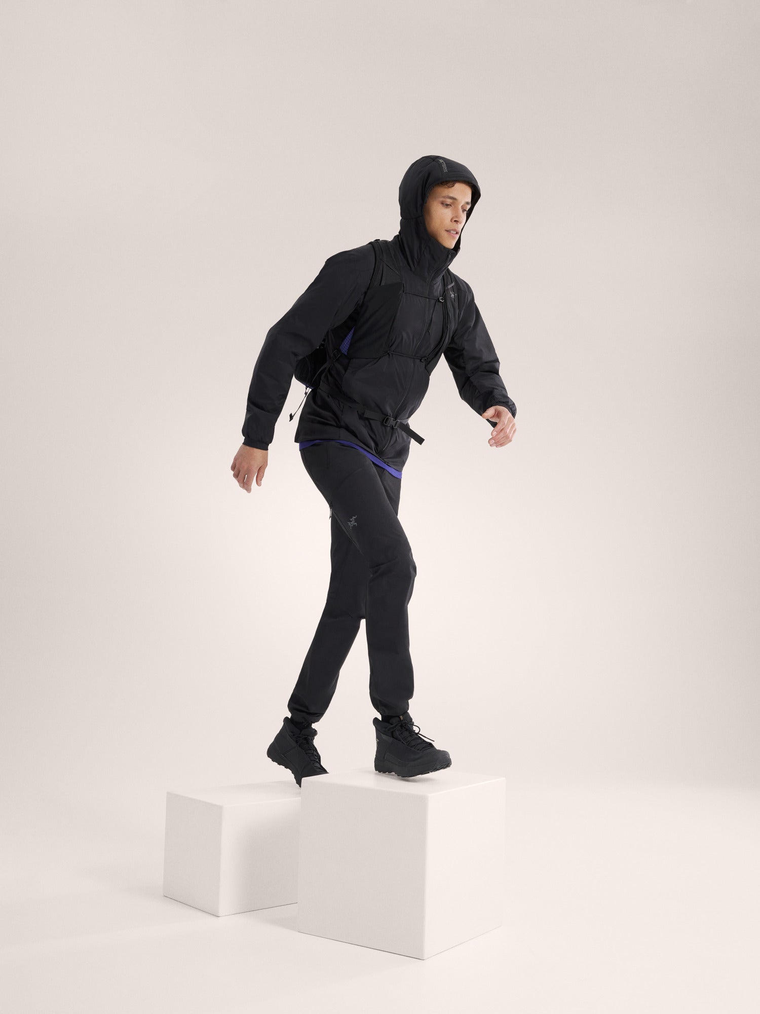 Atom Hoody Men's Lightweight Water-Resistant Hooded Jacket - Perfect for Outdoor Activities, Hiking & Casual Wear