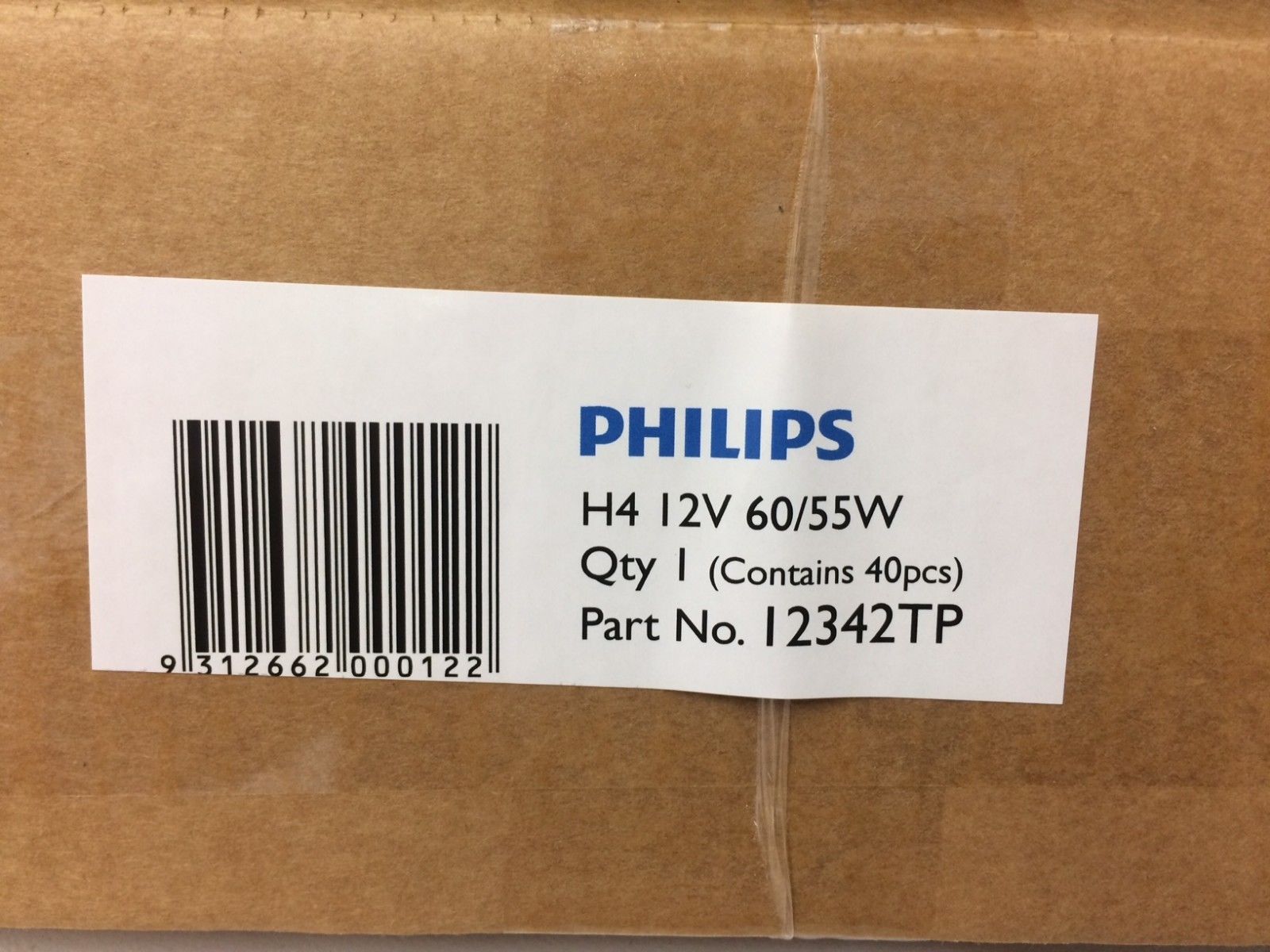 Philips H4 Headlight Bulbs - Pack of 40 Pcs for Cars, Trucks & SUVs - High Performance Replacement Globes for Night Driving & Off-Road Use