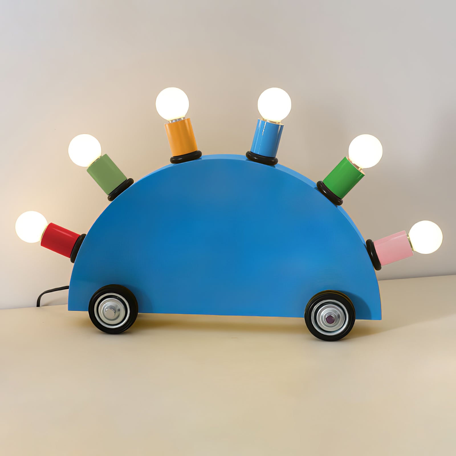 Cute Cartoon Car Night Light - LED Kids Bedside Lamp for Boys Room Decor, Birthday Gift - Perfect for Bedrooms, Nurseries, and Playrooms