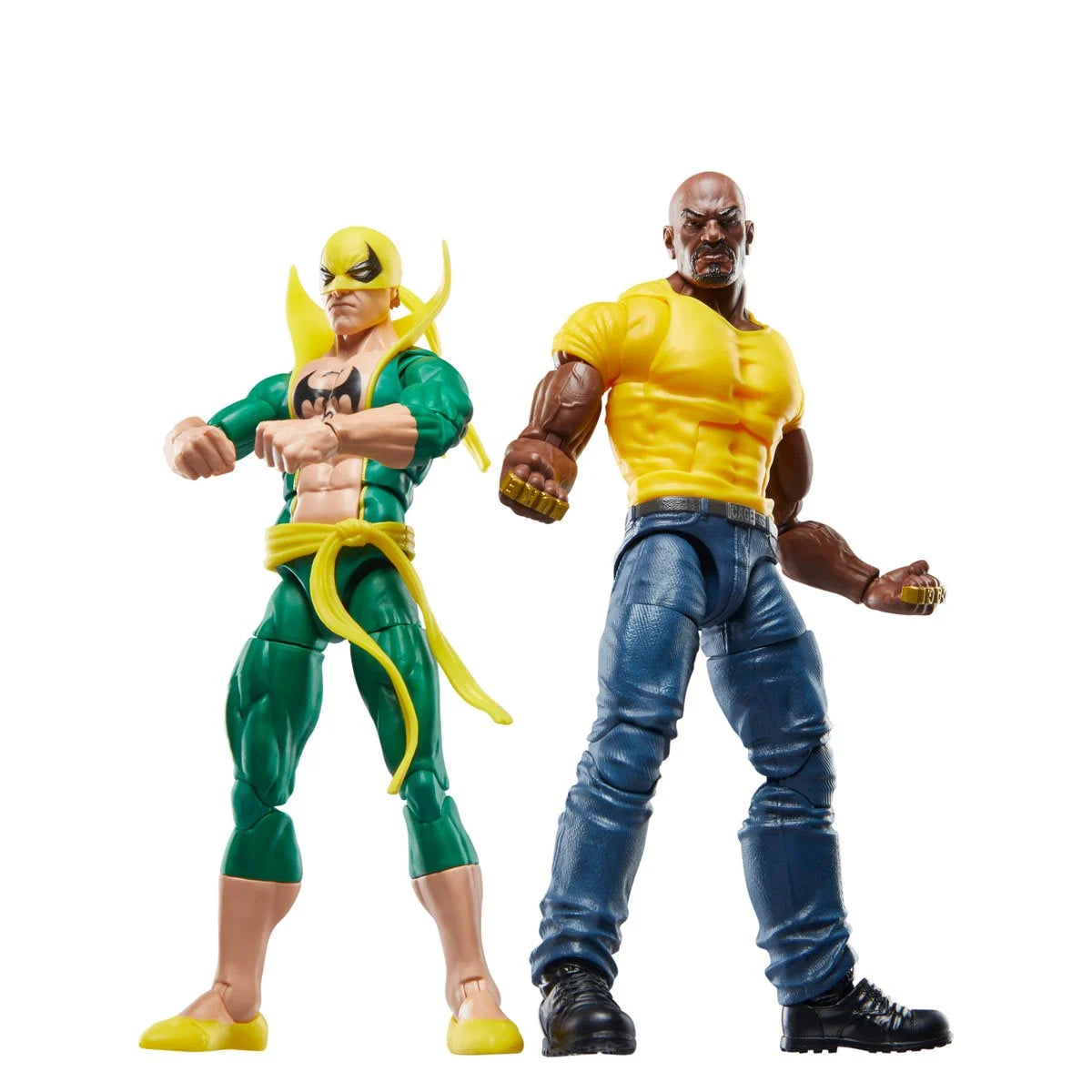 Marvel Legends Series Iron Fist & Luke Cage 85th Anniversary Comic Action Figures - Collectible Superhero Toys for Display & Play | Perfect for Marvel Fans, Gift Giving & Comic Book Collections