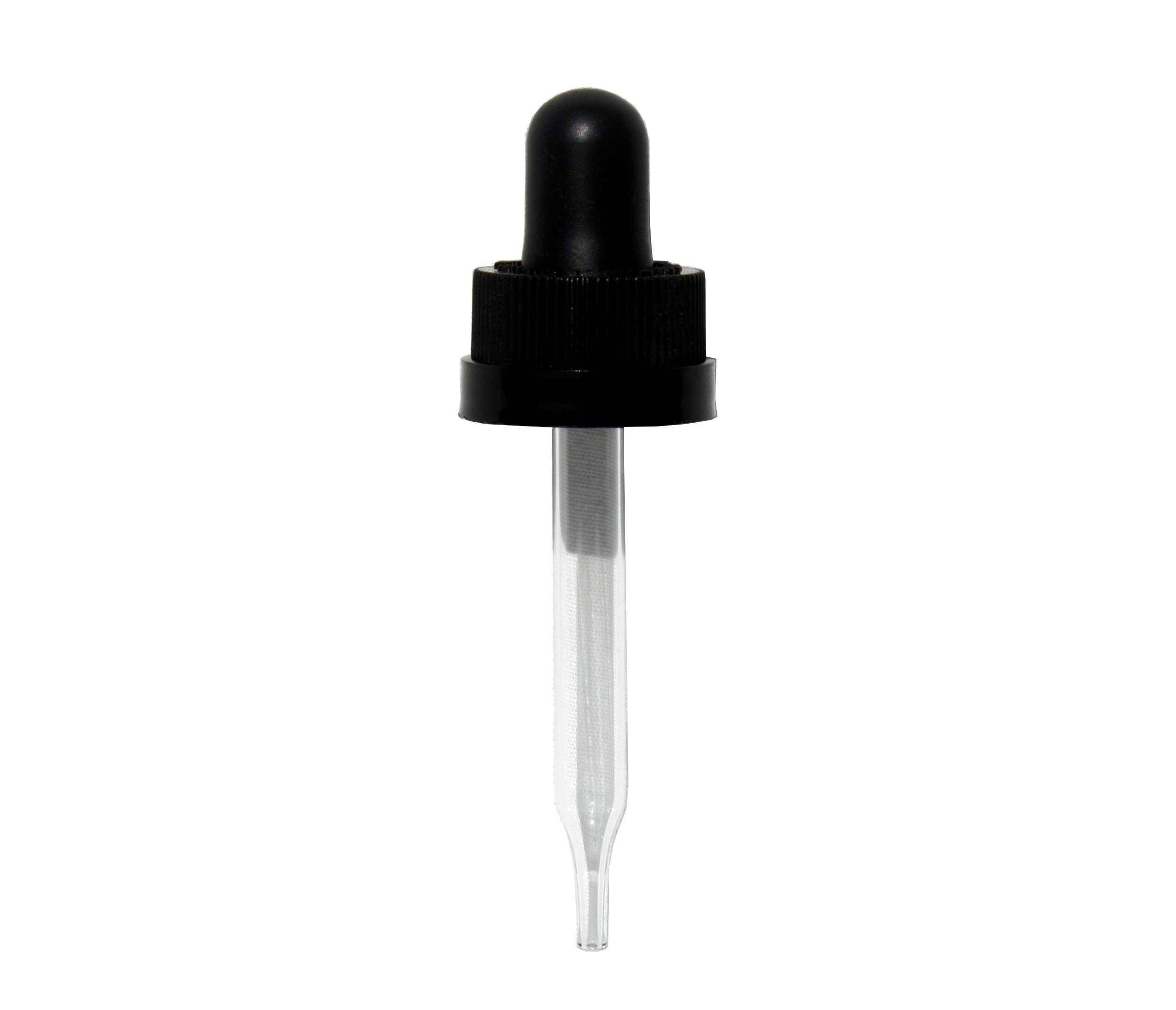 288 Pieces 1/2 oz 15ml Glass Eye Dropper Bottles with Child Resistant Cap (CRC) - Essential Oil Storage Boston Round Bottles 18-400 Cap - Perfect for DIY Aromatherapy, CBD Oil & Herbal Extracts