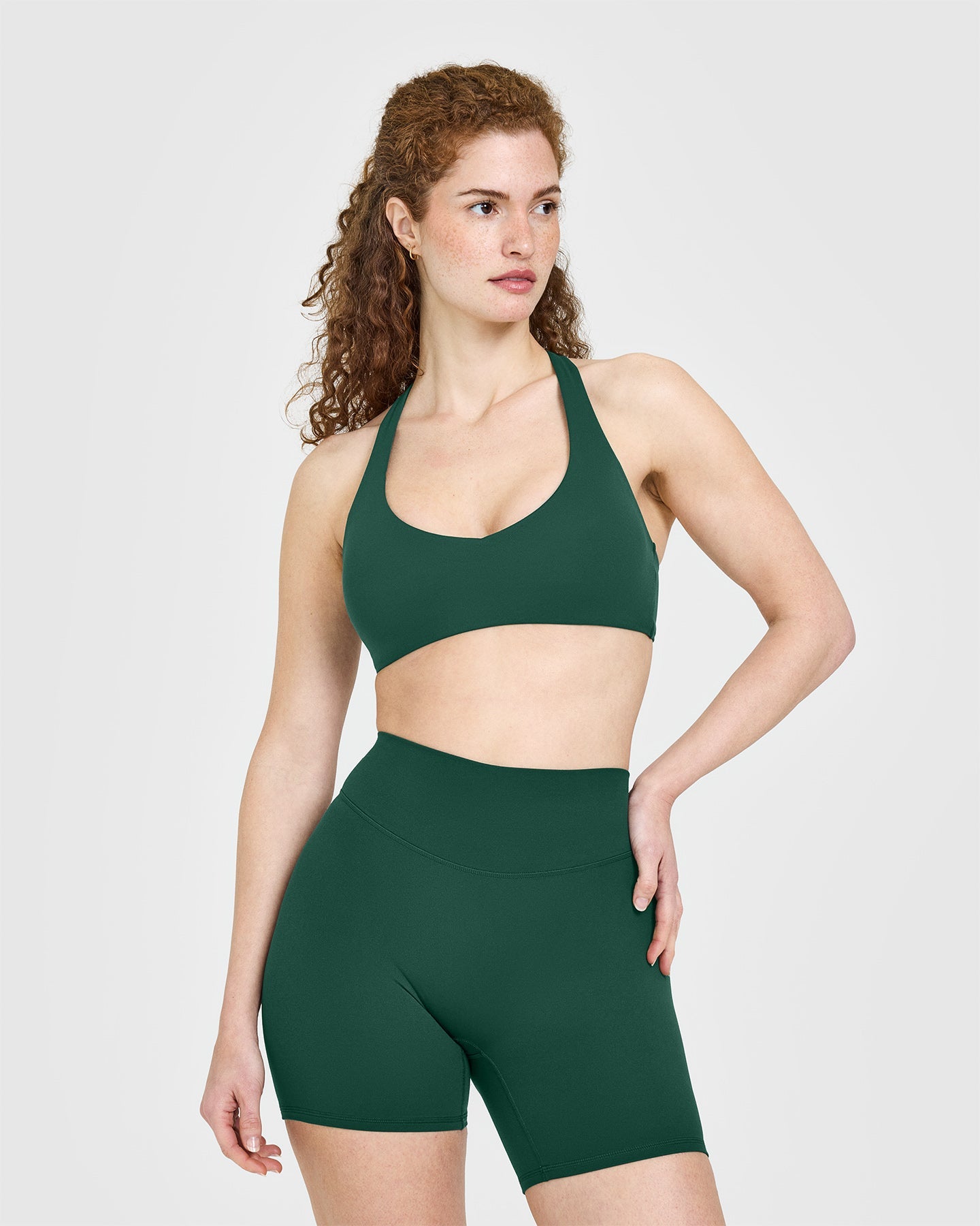 SoftMotion™ Bralette - Wireless Comfort Bra in Dark Racing Green | Yoga, Lounge & Everyday Wear