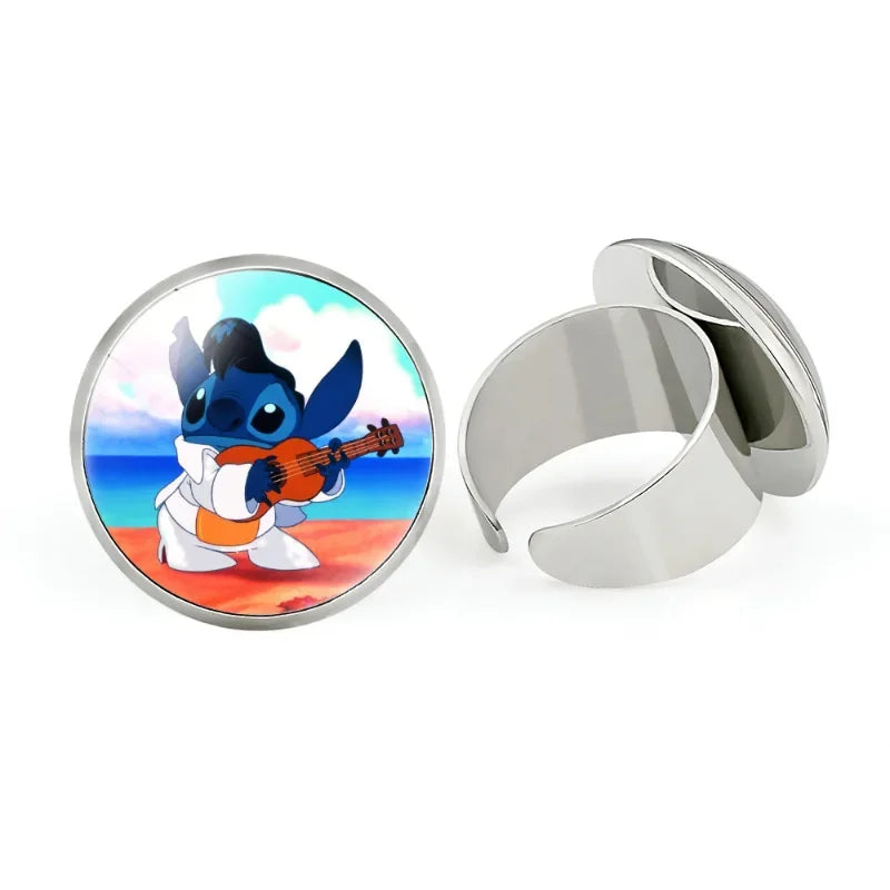 Disney Cartoon Character Rings for Kids - Fun & Colorful Jewelry for Birthday Gifts, Party Favors & Dress-Up Play