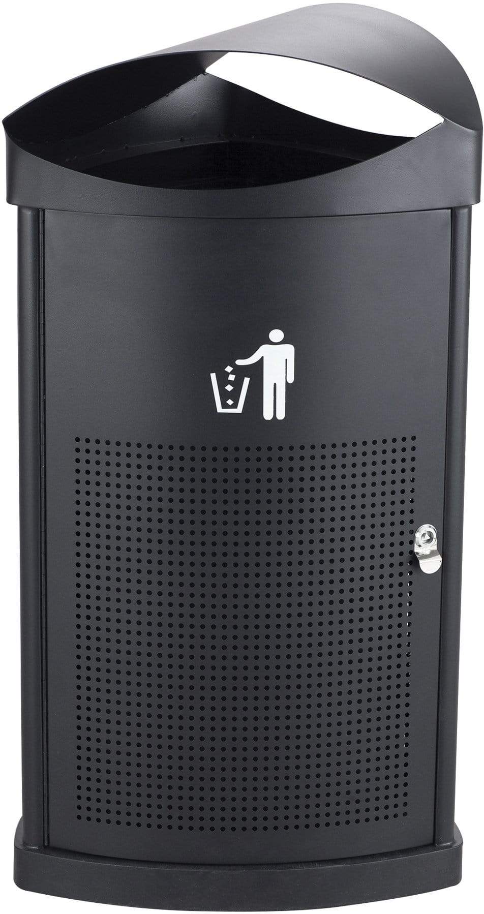 Safco 9968 Nook Indoor/Outdoor Waste Receptacle - Durable Trash Can for Home, Office & Commercial Use - Perfect for Living Room, Patio & Public Spaces