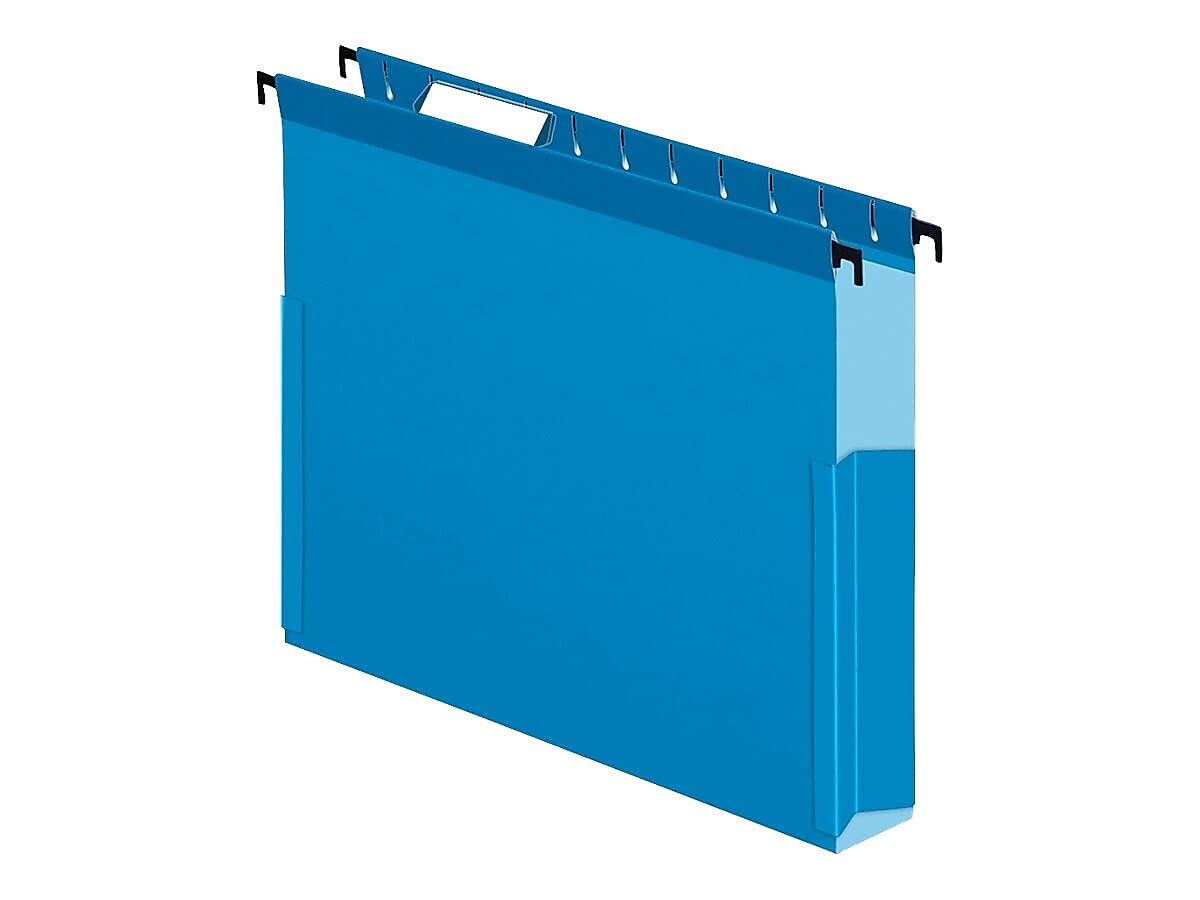 Pendaflex SureHook Hanging Box File - 2-Inch Expansion, Letter Size File Organizer, Blue Office Supplies (25/Box) - Perfect for Document Storage, Filing Cabinets & Office Organization