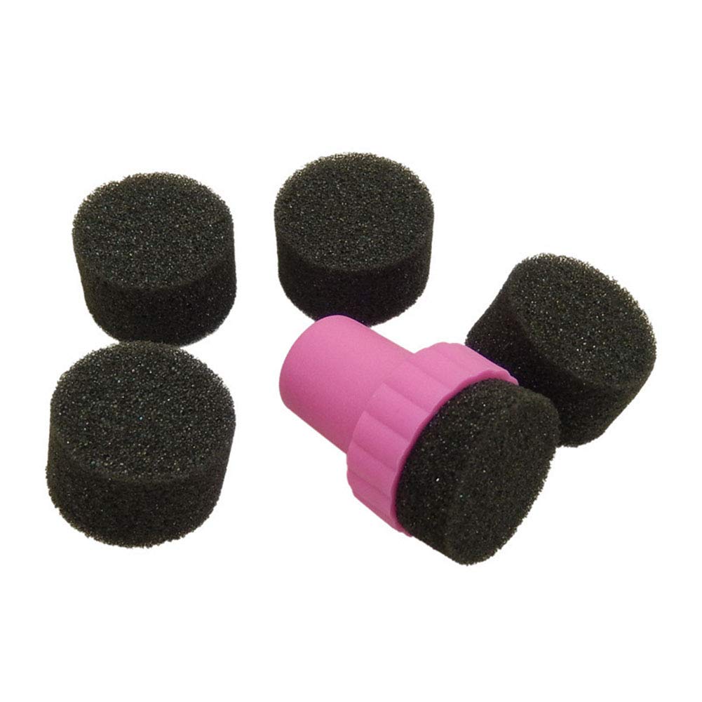 AKOAK Nail Art Polishing Sponge Stamp Set - 5 Pcs Nail Painting Sponge Blocks for DIY Manicure & Nail Design - Perfect for Home Salon, Professional Nail Art, and Gel Polish Application