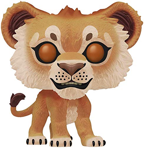 Funko Pop! Disney Lion King Simba #547 Flocked Exclusive Vinyl Figure – Limited Edition Collectible for Disney Fans & Lion King Lovers | Perfect for Home Decor, Office Display, and Gift Giving