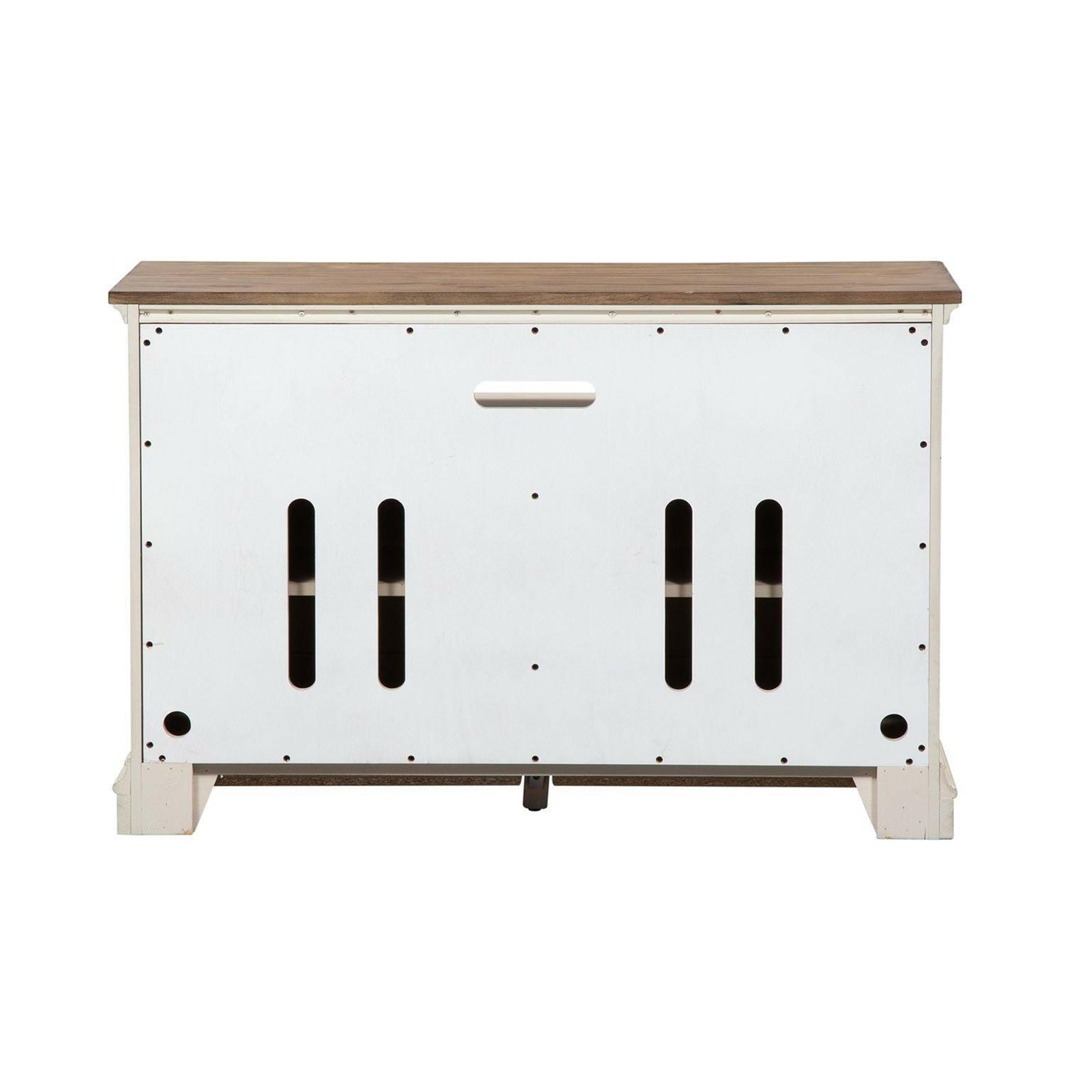 Morgan Creek TV Stand for 46-55 Inch TVs - Modern Entertainment Center with Storage Shelves for Living Room, Bedroom, or Home Theater