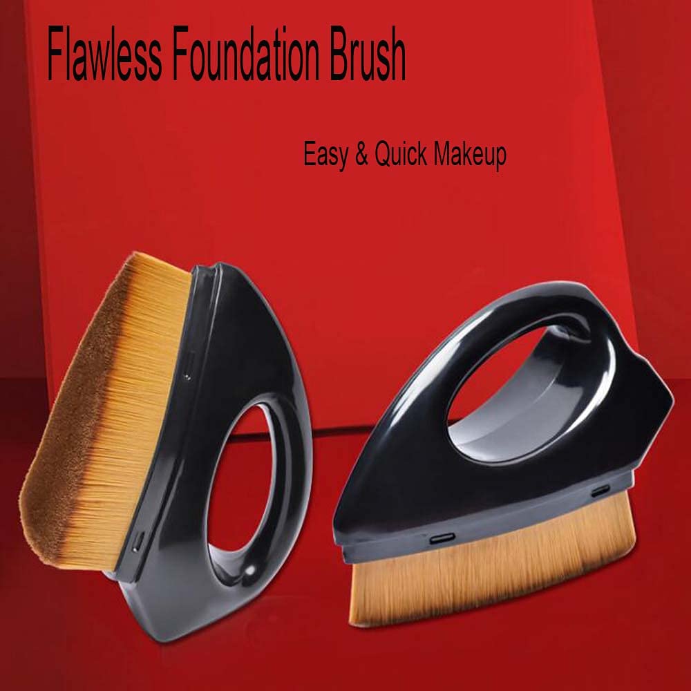 COSHINE No.55 Flat Flawless Foundation Brush - Liquid Cream Makeup Brush for Flawless Application | Perfect for Professional Makeup & Everyday Beauty Routine
