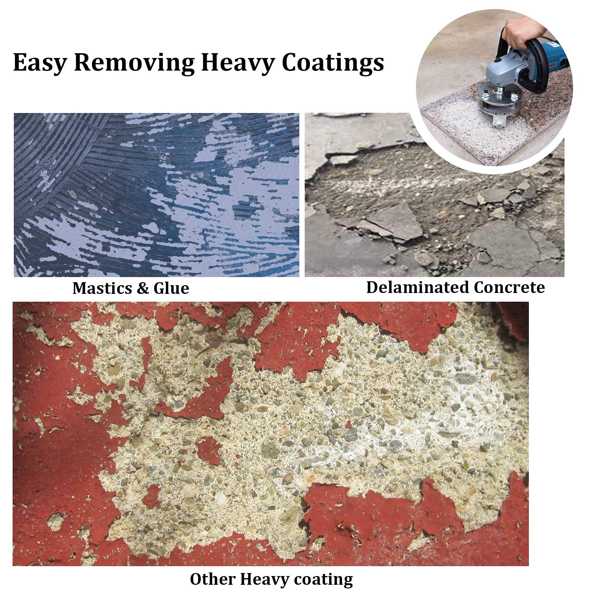 5 Inch 30 Pins Bush Hammer Plate with Lichi Finish - M14 Thread for Concrete Floor Texturing - Perfect for DIY Projects, Stone Polishing, and Surface Preparation