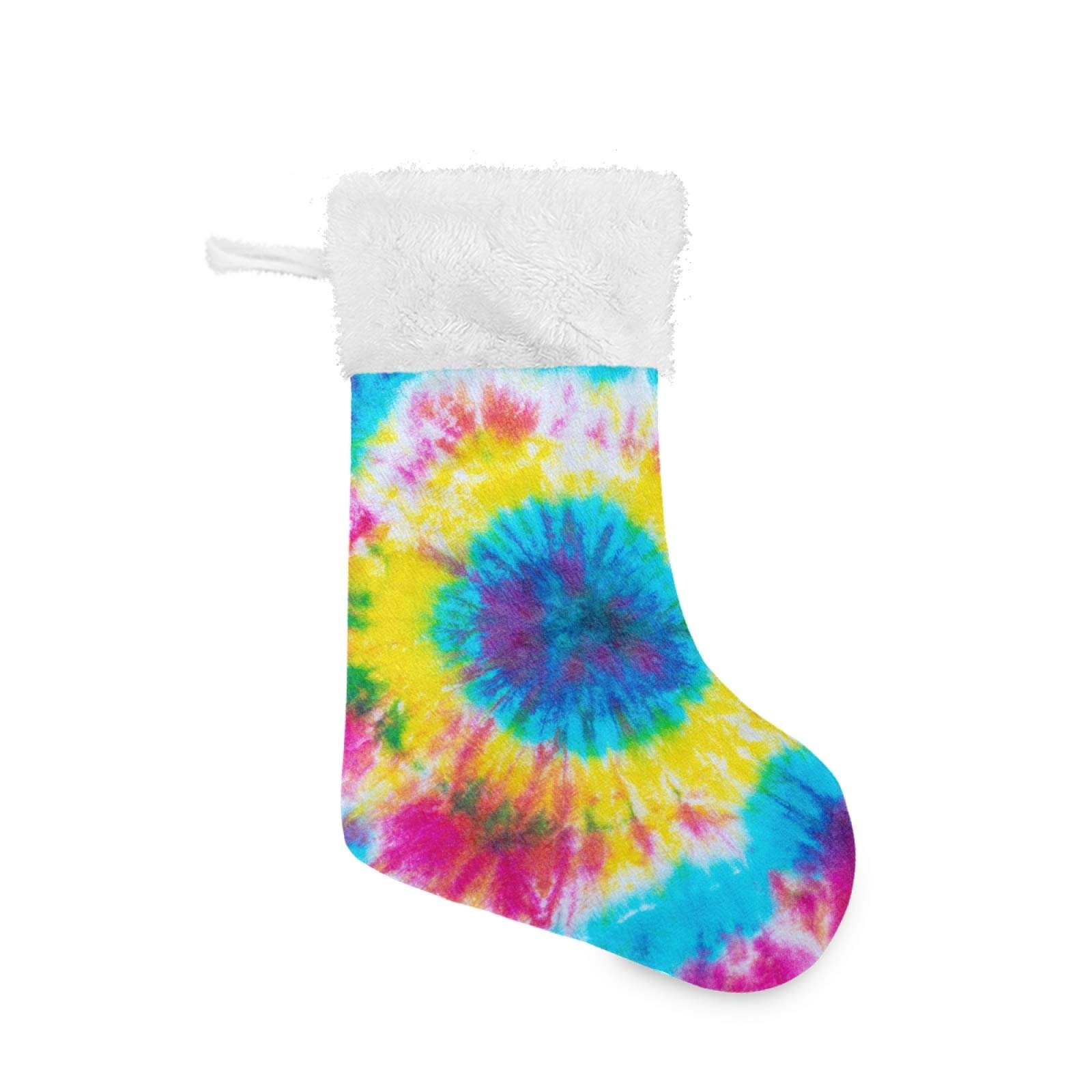 Qilmy 18 Inch Tie Dye Christmas Stockings - Personalized Large Xmas Stockings with Snowflake Pattern for Holiday Decorations, Family Parties & Festive Gifts | Perfect for Fireplace Mantel Decor, Christmas Tree Hanging & Cozy Home Decor