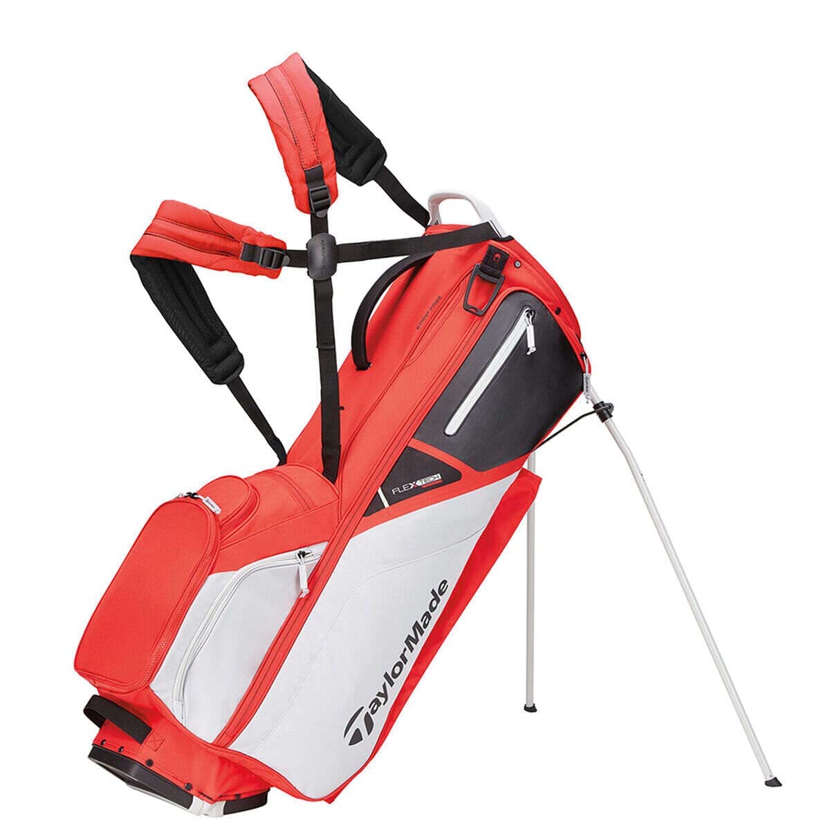 TaylorMade FlexTech Golf Stand Bag - Lightweight & Durable with 5-Way Top for Clubs | Perfect for Walking the Course & Range Practice