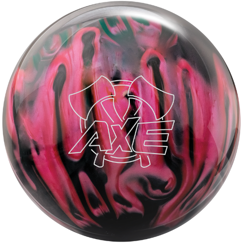 Premium Hammer Axe Bowling Ball - Pink & Smoke Design for Enhanced Performance | Perfect for League Play & Casual Bowling