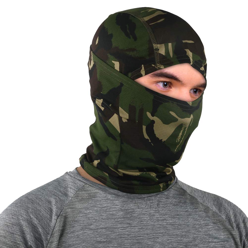 STARTAIKE Balaclava Face Mask - UV Protection, Windproof Tactical Hood for Skiing, Cycling, Outdoor Fishing & Hunting - Camouflage Design for All-Weather Adventure Sports