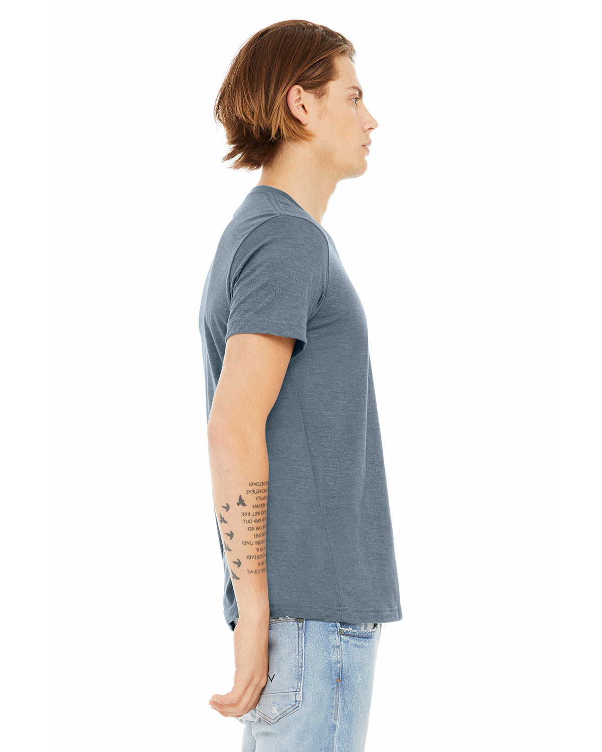 Bella + Canvas 3005 Unisex Soft Jersey Short Sleeve V-Neck T-Shirt - Comfortable Casual Tee for Men & Women - Perfect for Everyday Wear, Gym, and Layering