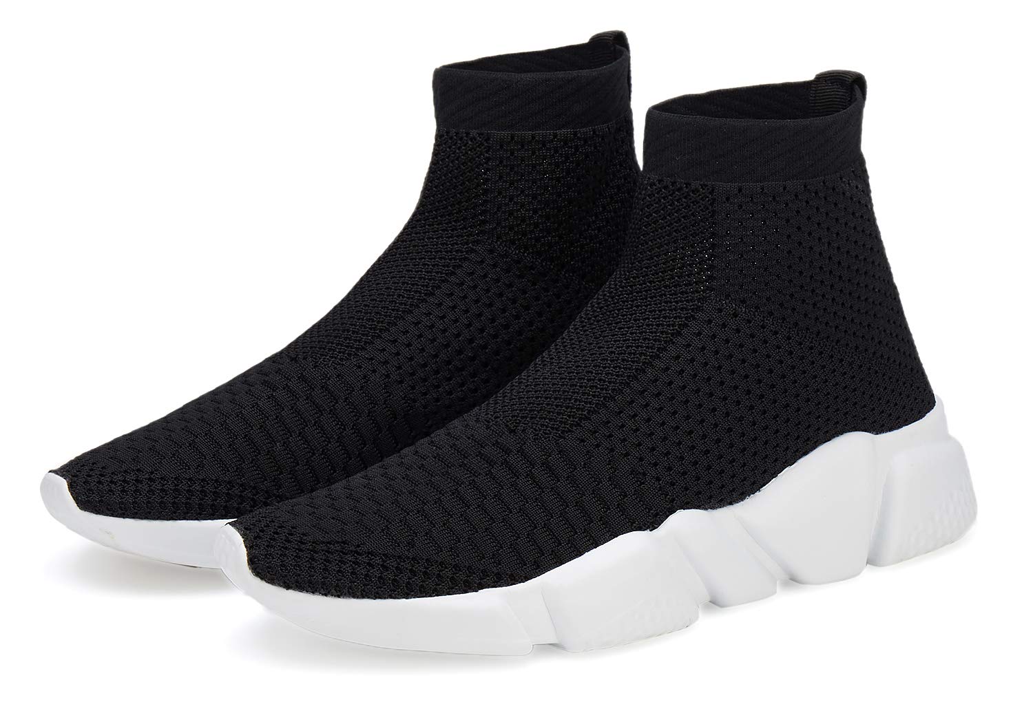 Santiro Women's Lightweight Slip-On High Top Sneakers - Comfortable Gym & Walking Shoes for Women - Perfect for Workouts, Running, and Casual Wear