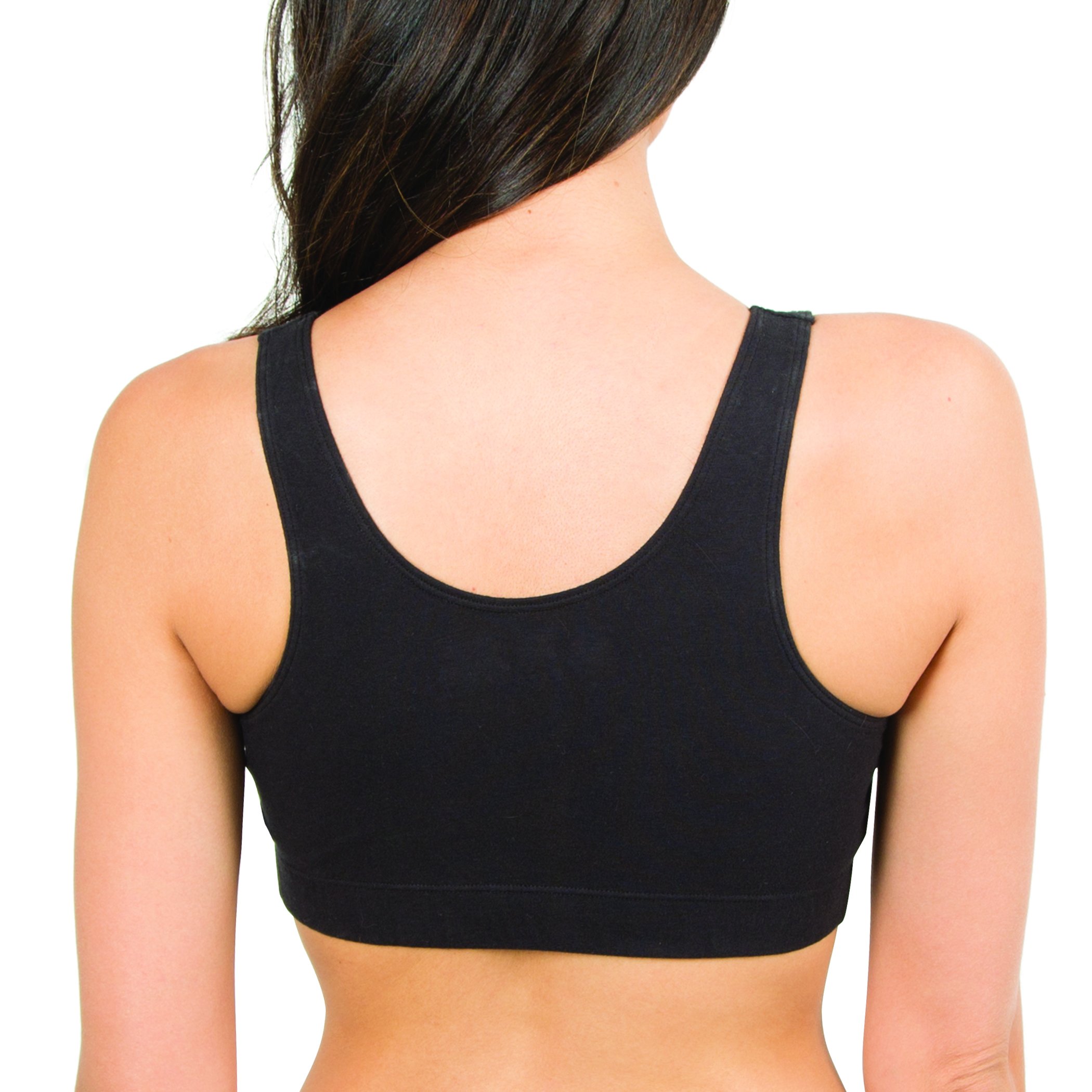 Fruit of the Loom Women's Comfortable Shirred Front Sports Bra with Removable Pads - 2 Pack for Yoga, Running & Gym Workouts