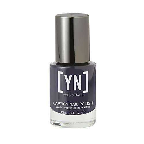 Young Nails Caption Nail Polish - Long Lasting Chip Resistant Nail Lacquer with High Gloss Shine Finish, Professional Salon Quality Nail Polish for Manicures, Pedicures & Nail Art Designs
