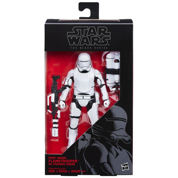 Star Wars The Black Series First Order Flametrooper Action Figure 6-Inch Scale Collectible Toy (The Force Awakens) - Perfect for Display, Gifts & Star Wars Fans Collection