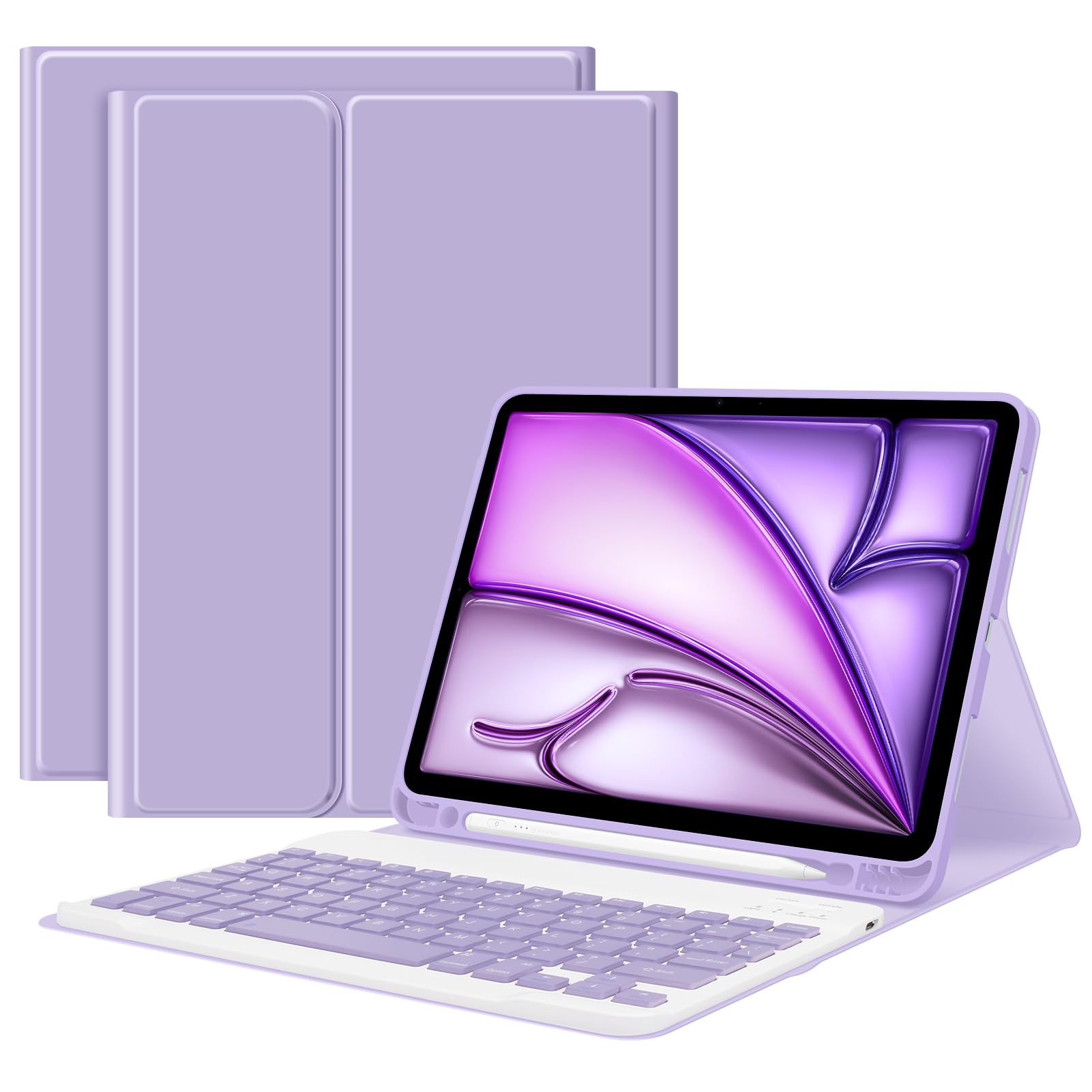 GOKOCO Detachable Bluetooth Keyboard Case for iPad Air 11