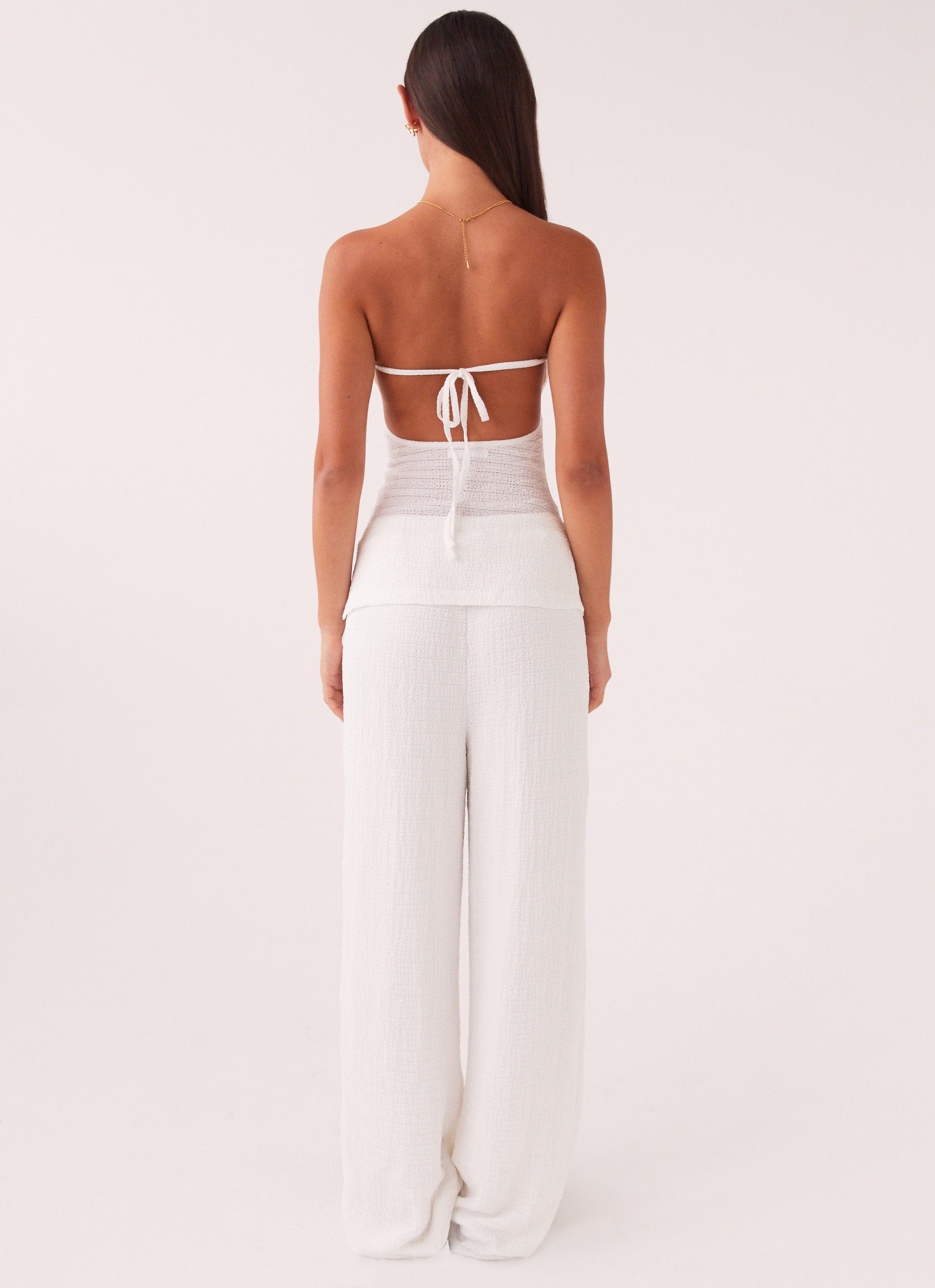 Jadey Waffle Pants for Women - Soft & Comfortable White Lounge Pants - Perfect for Yoga, Sleepwear & Relaxing at Home