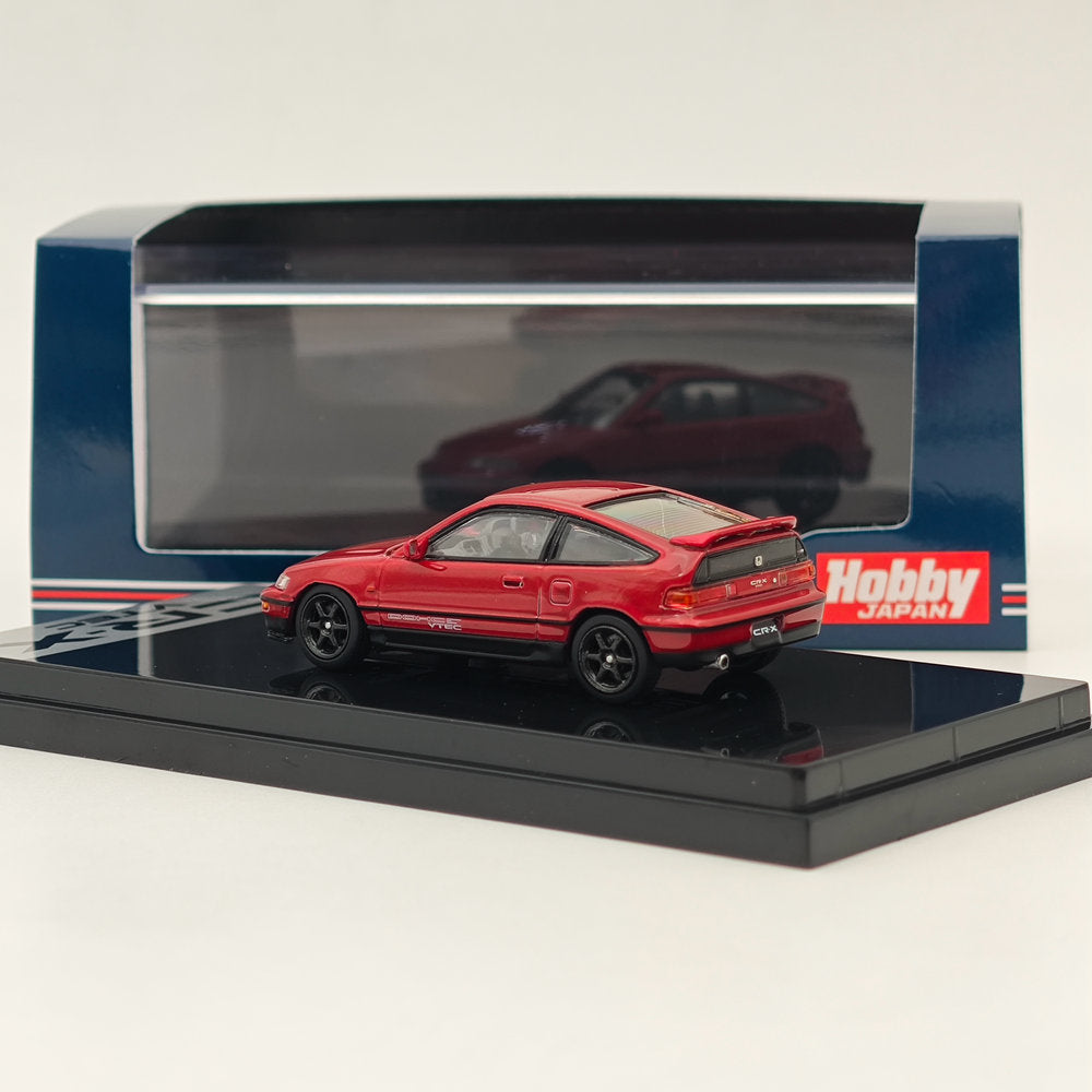 1/64 Scale Honda CR-X SiR (EF8) JDM Style Red Pearl Diecast Model Car - Collectible Miniature Vehicle for Display, Gifts, and Car Enthusiasts