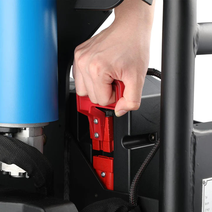 Apollolift A1020 Electric Walkie Pallet Jack - 3300 lbs Capacity, Lithium Battery Powered, 48
