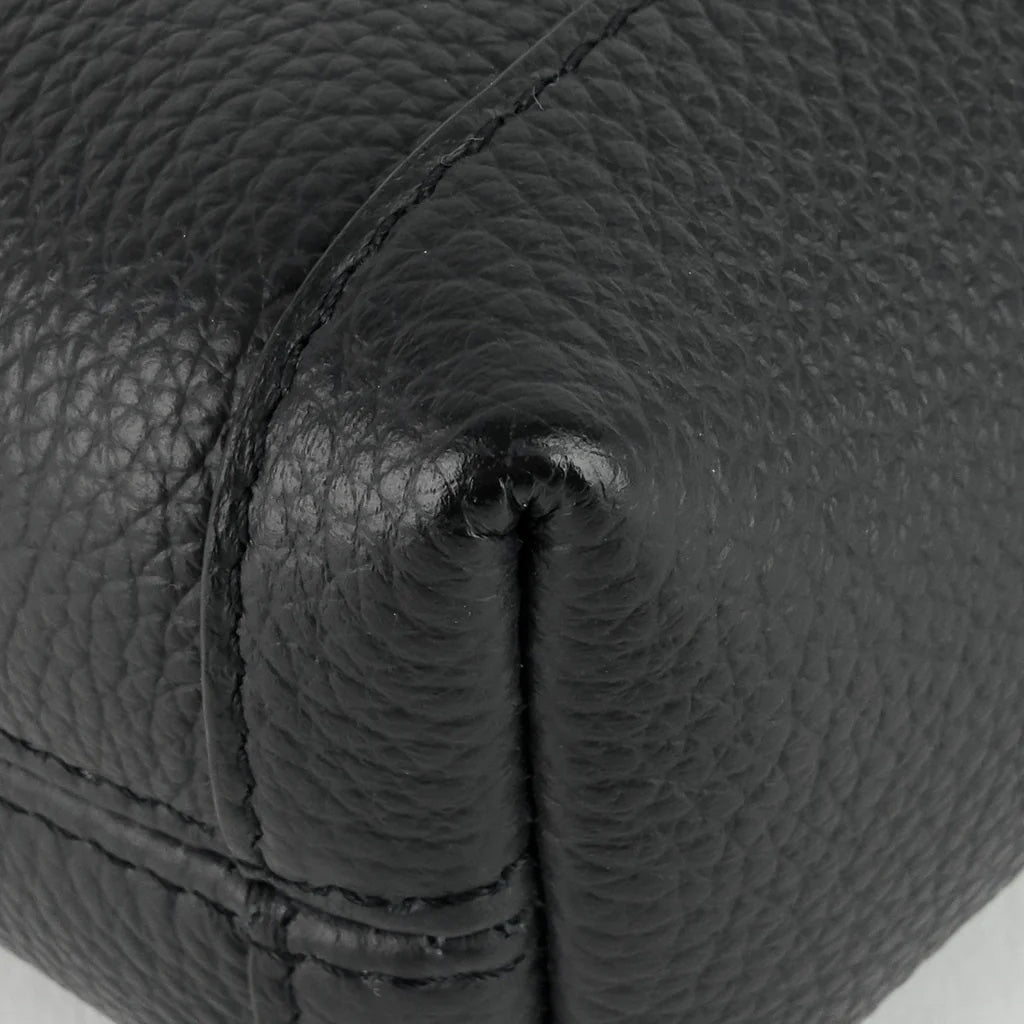 Balenciaga Black Calfskin Hourglass Messenger Bag for Women - Luxury Leather Crossbody Purse for Work, Travel & Everyday Use