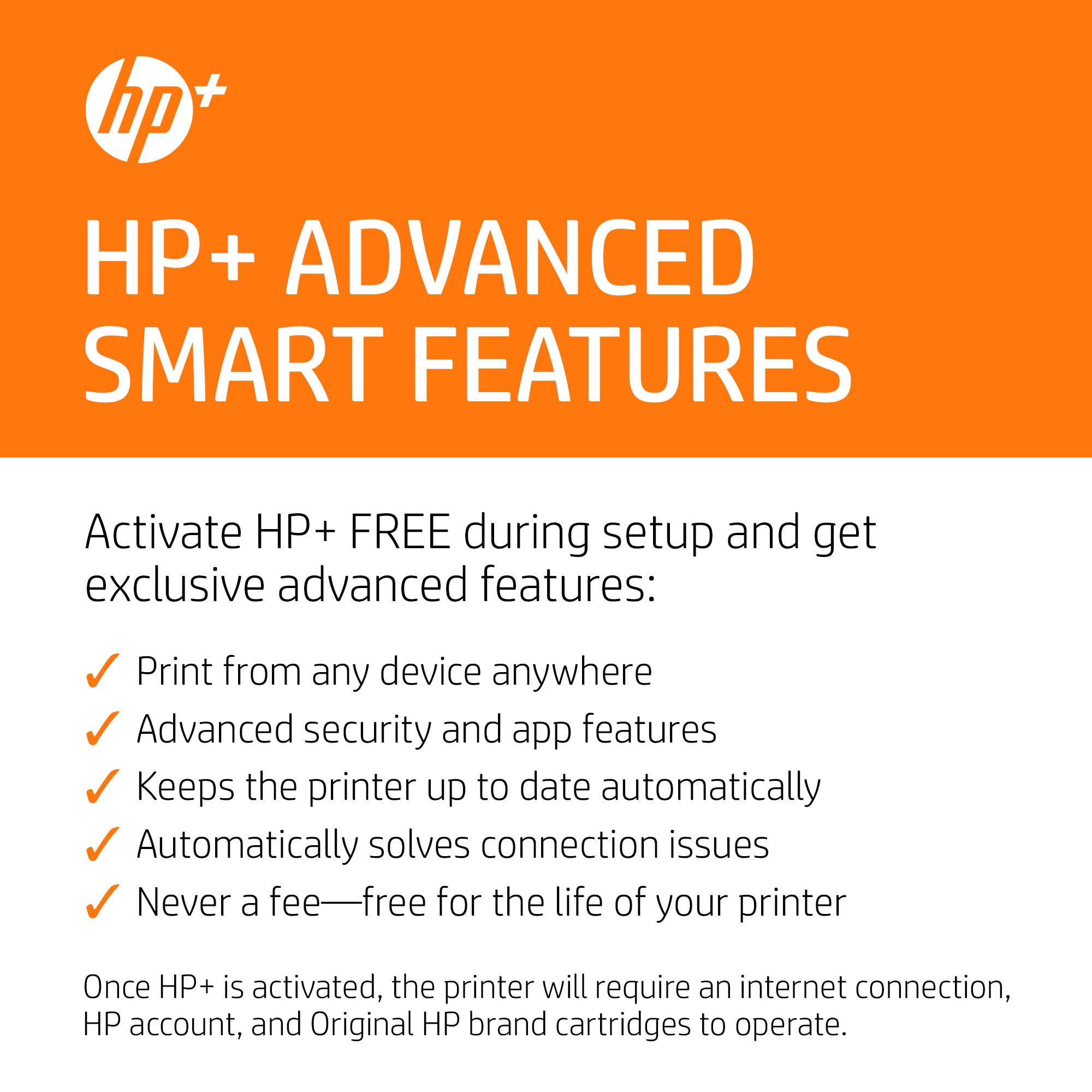 HP OfficeJet Pro 8034e All-in-One Wireless Printer with Scanner, Copier & Fax | High-Speed Printing | White | Ideal for Home Office & Small Business Use