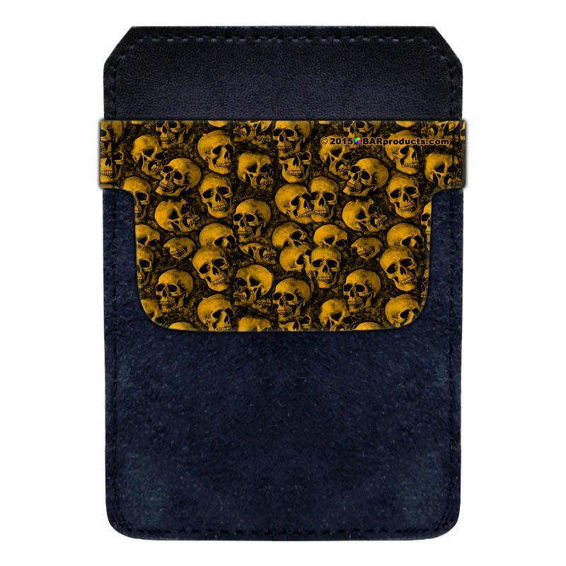DekoPokit™ Gold Skulls Bottle Opener - Back Pocket Protector for Wallets & Keys - Perfect for Parties, Camping, and Outdoor Adventures