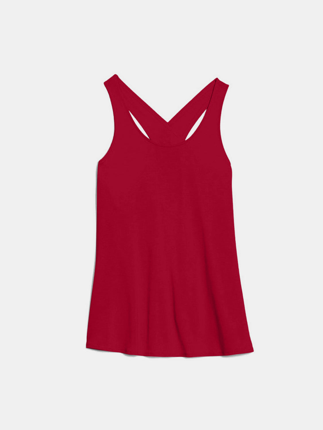 Crisscross Scoop Neck Active Tank Top - Women's Workout & Yoga Shirt for Running, Gym & Lounge Wear