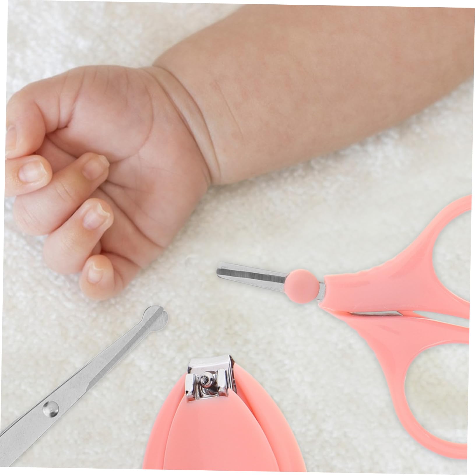 Baby Electric Nail Trimmer Kit - Safe Clippers & Filer for Newborns & Toddlers - Perfect for Home & Travel Grooming