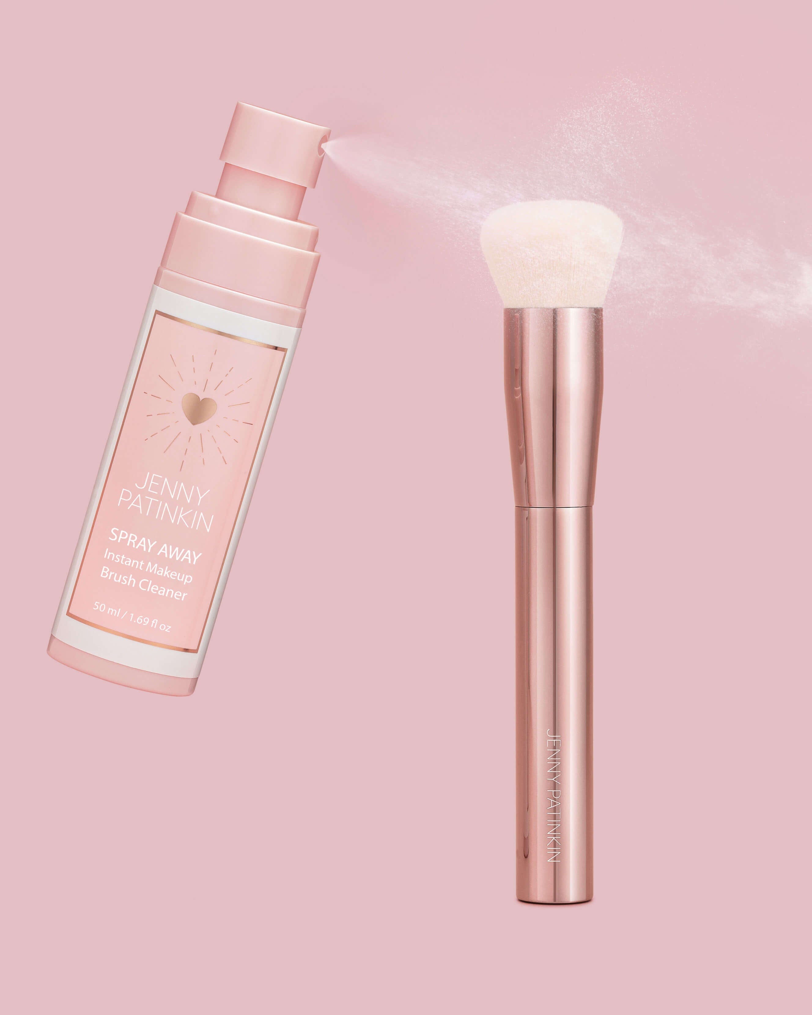 Instant Makeup Brush Cleaner Spray - Quick & Effective Brush Cleaning Solution for Daily Makeup Tools - Perfect for Home, Salon & Travel Use