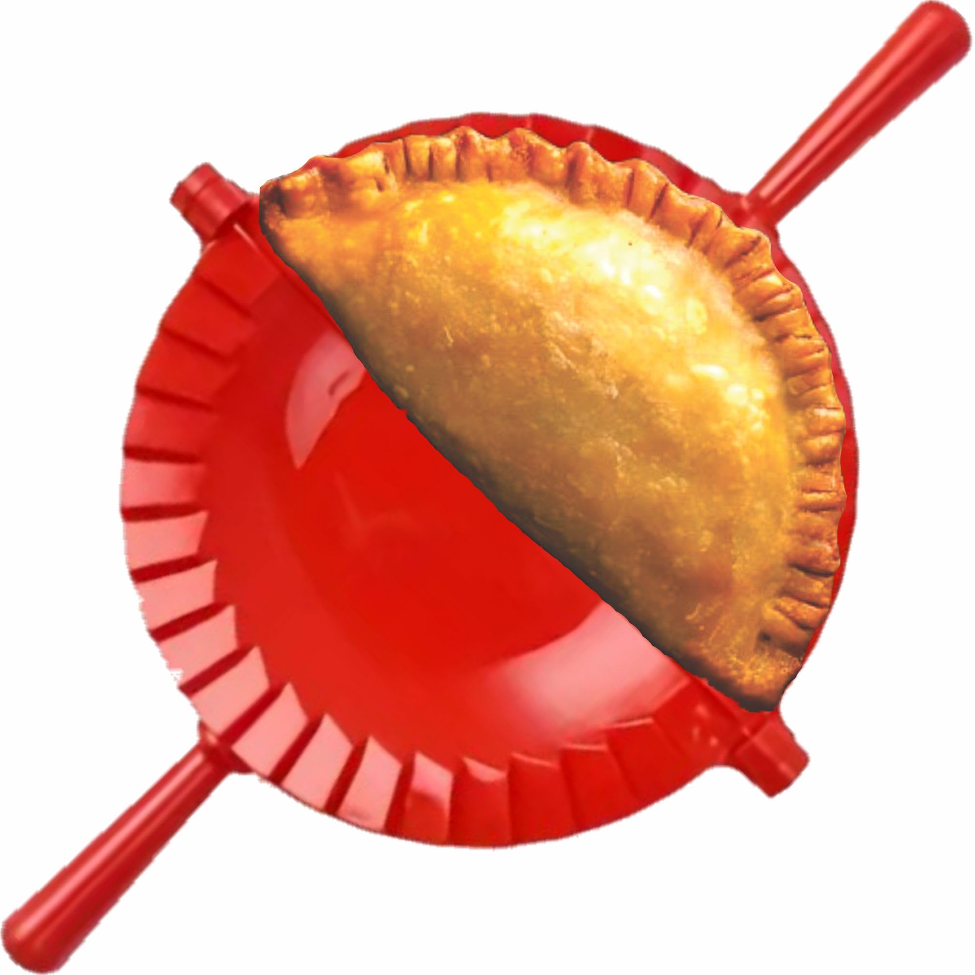 6-Inch Empanada Maker Press - Professional Empanada & Dumpling Dough Press with 2-in-1 Cutter Sealer for Ravioli, Wonton, Pierogi, Calzone & Hand Pies - Perfect for Home Cooking, Parties & Meal Prep