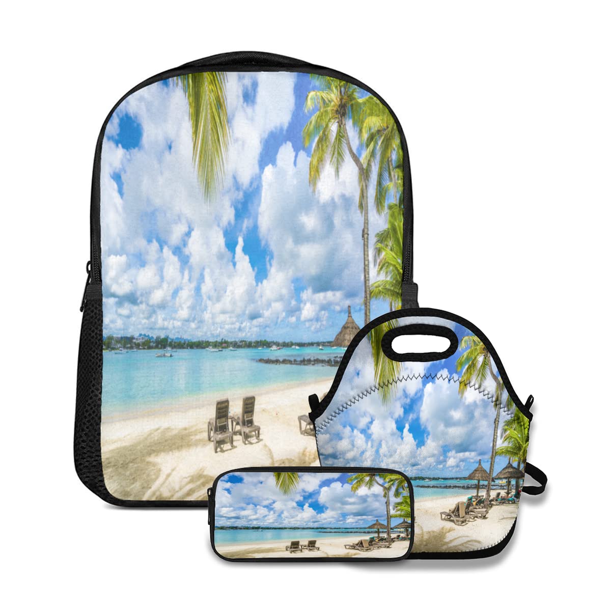 Durable School Backpack Set for Boys & Girls - Lightweight Travel Backpack for Hiking, Outdoor Adventures & Beach Trips - Perfect for School, Camping & Daily Use
