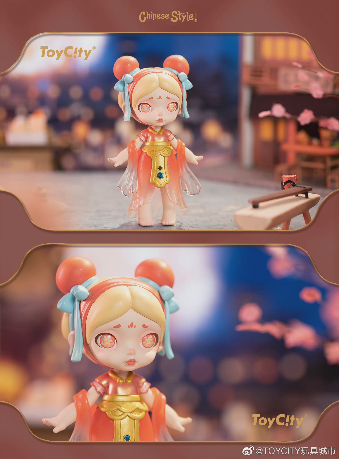 LAURA Chinese Style Capsule Blind Box Series - Collectible Miniature Figurines for Home Decor, Office Display & Gift Giving