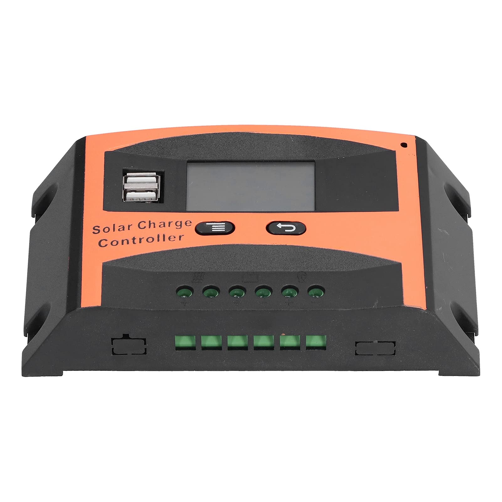 Solar Charge Controller with Temperature Compensation & Auto Correction - 12V/24V MPPT Solar Panel Regulator for Home, RV, Boat & Off-Grid Power Systems | Perfect for Solar Energy Storage & Battery Protection