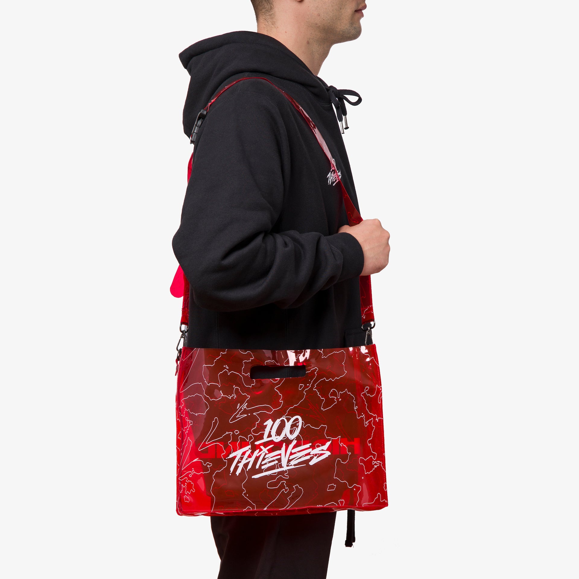 100 Thieves x Higround Jellybag - Limited Edition Gaming Accessory Case for Keyboards, Mice & Controllers - Perfect for Esports Tournaments & Gaming Setups