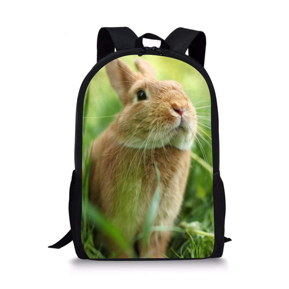 Stylish Rabbit 1 Casual Backpack for Men & Women - Durable Laptop Rucksack for School, Travel & Work - Lightweight Bookbag for Adults & Kids - Perfect for Commuting, College & Outdoor Adventures